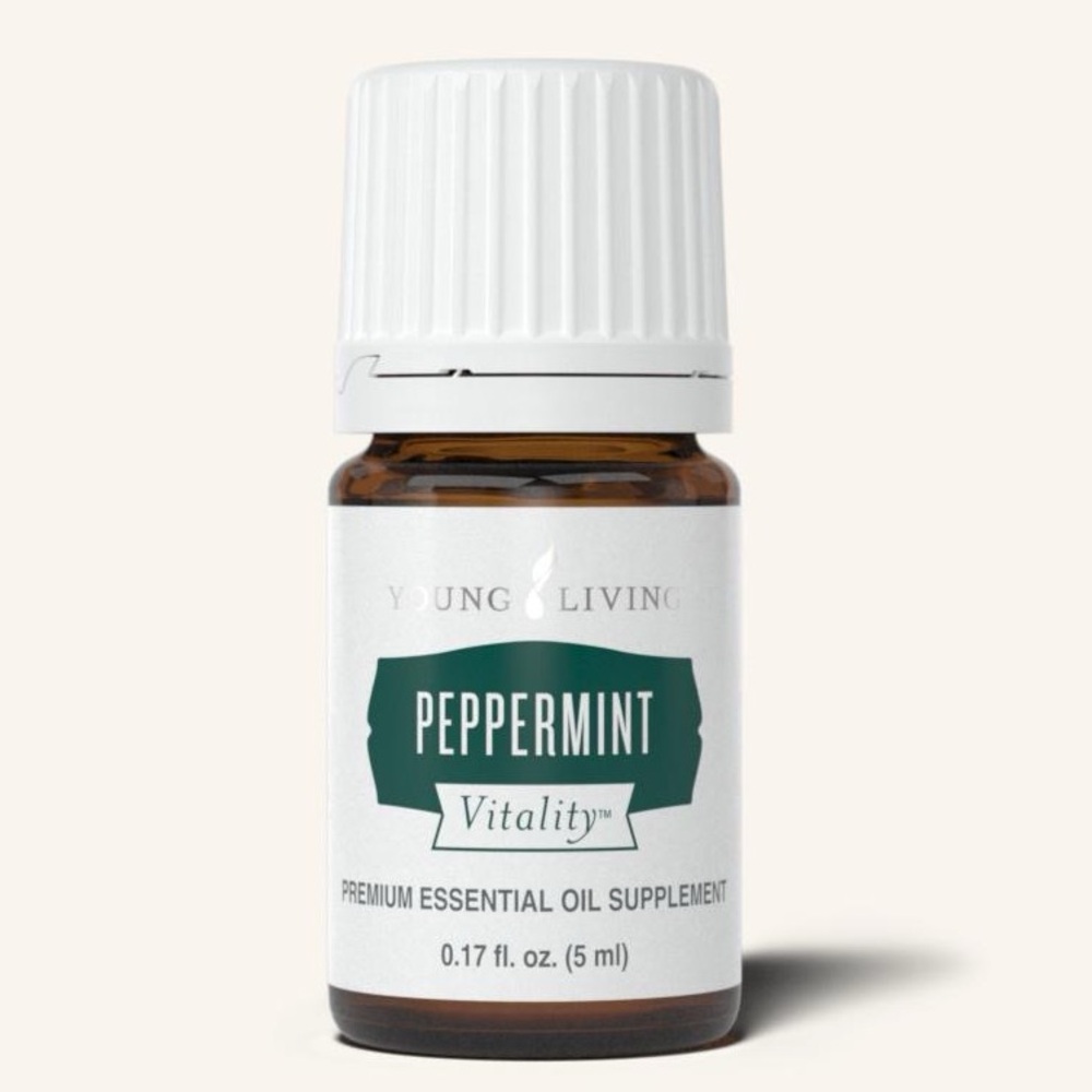 🍃Peppermint Vitality Young Living EO 5ml Unopened Sealed Amber Glass Bottle NIB